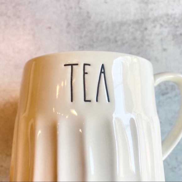 Rae Dunn TEA Textured Stripe Mug - Picture 3 of 5